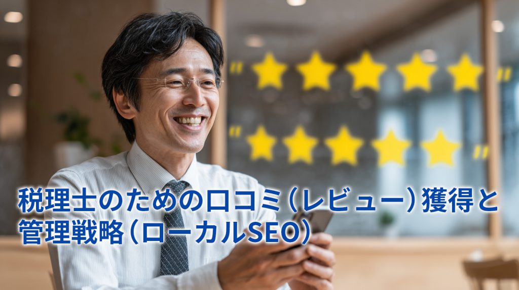 税理士のための口コミ(レビュー)獲得と管理戦略(ローカルSEO)