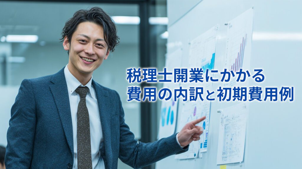 税理士開業にかかる費用の内訳と初期費用例