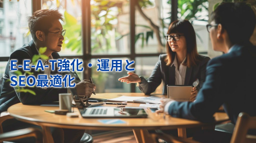 E-E-A-T強化・運用とSEO最適化
