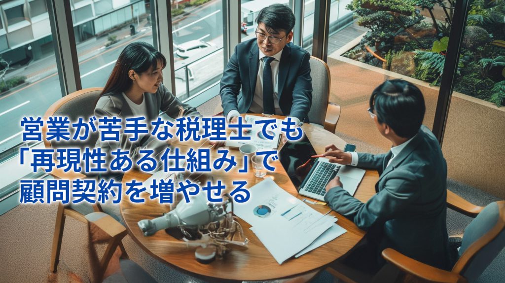 まとめ:営業が苦手な税理士でも「再現性ある仕組み」で顧問契約を増やせる