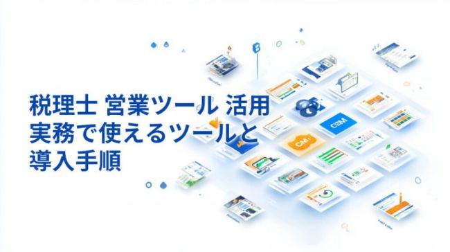 税理士 営業ツール 活用 — 実務で使えるツールと導入手順