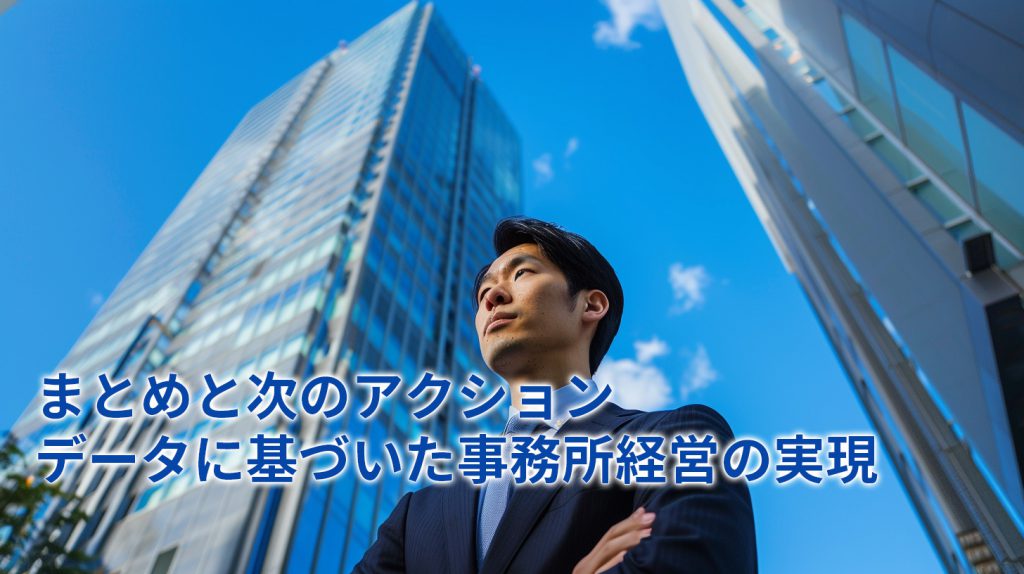 まとめと次のアクション：データに基づいた事務所経営の実現