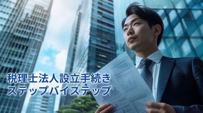 税理士法人設立手続き — ステップバイステップ