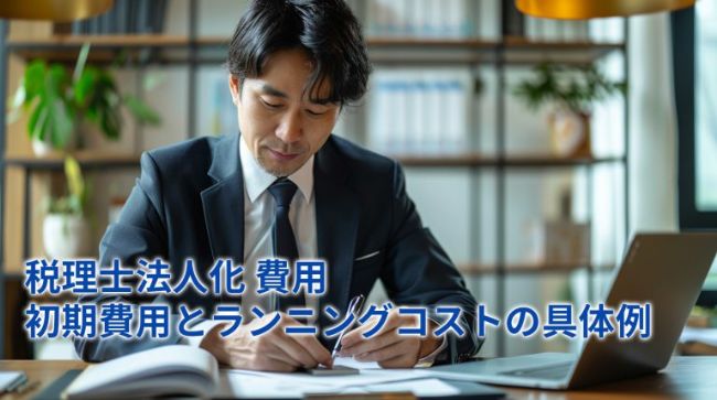 税理士法人化 費用 — 初期費用とランニングコストの具体例