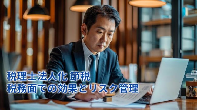 税理士法人化 節税 — 税務面での効果とリスク管理