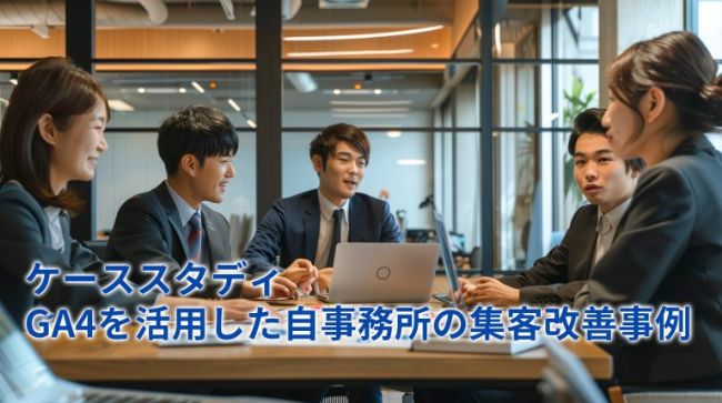 ケーススタディ：GA4を活用した自事務所の集客改善事例