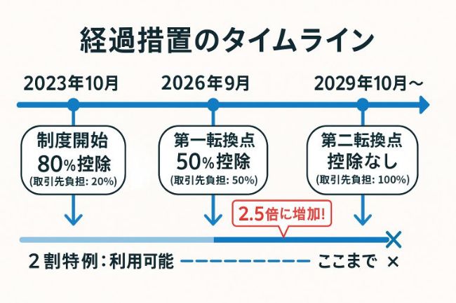 経過措置のタイムライン