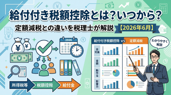 給付付き税額控除とは？いつから？定額減税との違いを税理士が解説【2026年6月最新】