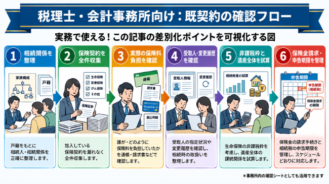 税理士向け確認フロー